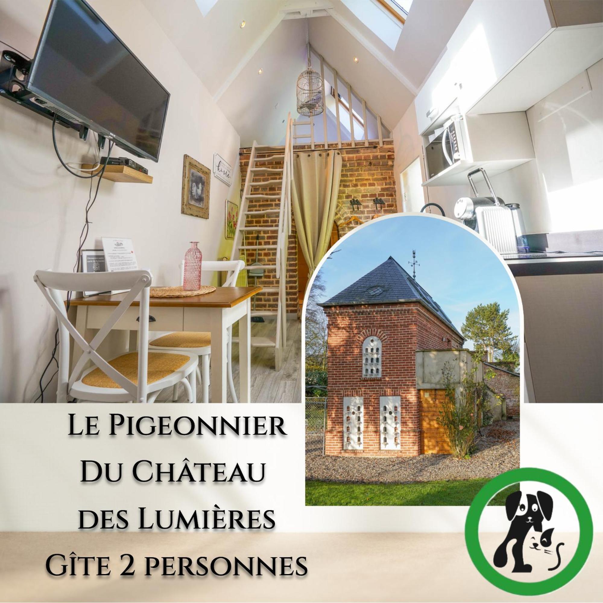 Chateau Des Lumieres Gite Et Gite Insolite Saint-Blimont Exteriör bild